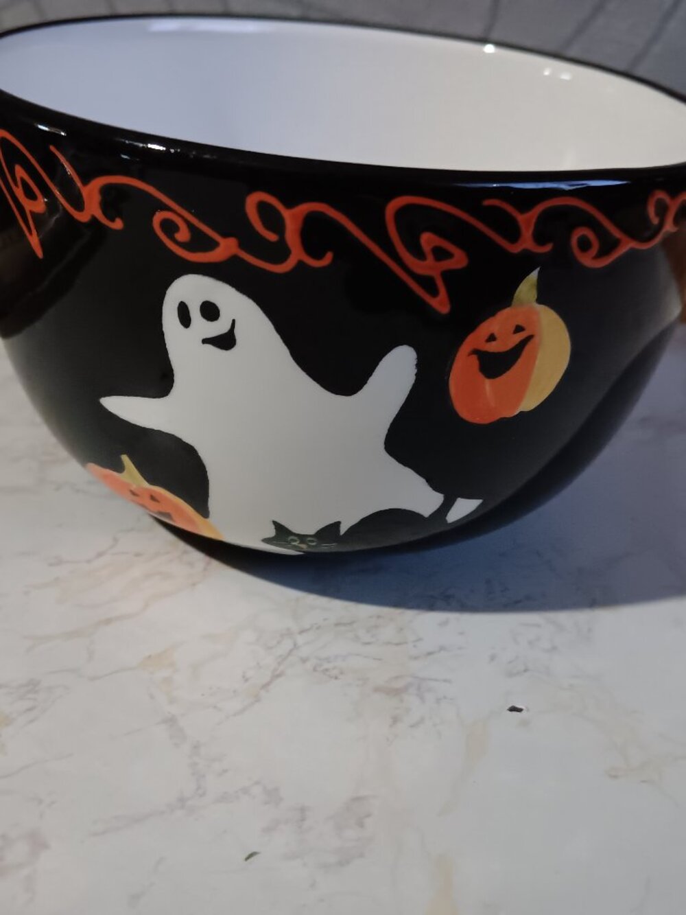 🎃 Halloween Certified International Midnight Ice Cream Candy Bowl